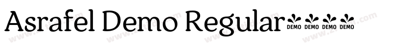 Asrafel Demo Regular字体转换